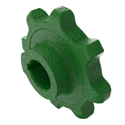 [C-H177988] Combine, Engrane superior de 8 dientes con agujero de 30 mm para John Deere