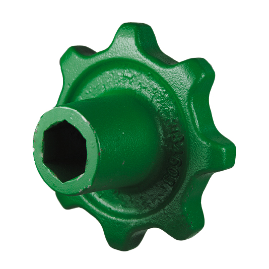 [C-H134603] Combine, Engrane de Retorno de Elevador de Granos 8 dientes con agujero de 1" para John Deere