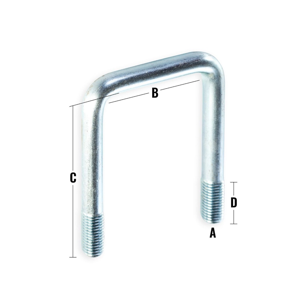 [G-A22561, G-5877] Greenly U-bolt for mounting plate on parallel arms for John Deere