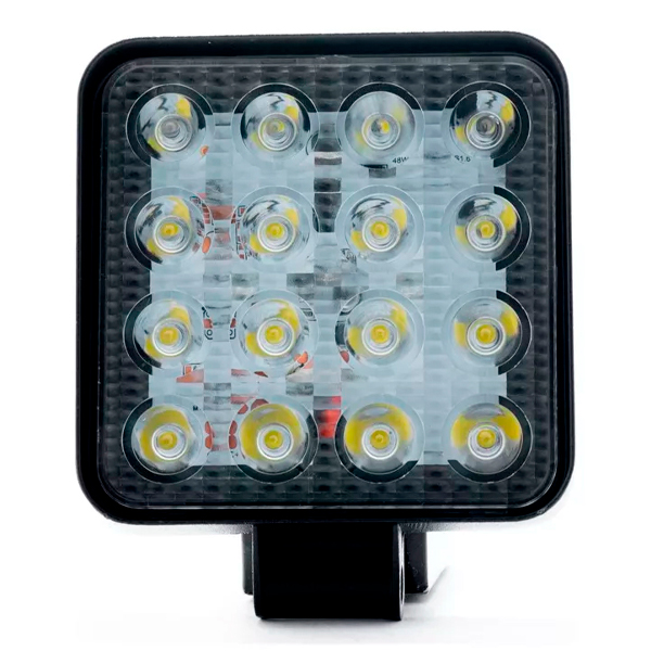 [LED16] Faro Cuadrado 16 Led 48w 12v