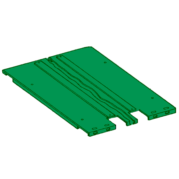 [DR-H113718] Deere-Run, Puerta del gusano vertical para John Deere