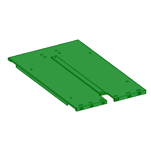 [DR-AH94034] Deere-Run, Hoja inferior de garganta para John Deere 