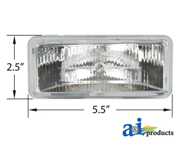 [A-R161288] A&I Lamp, Sealed Beam: Halogen for John Deere