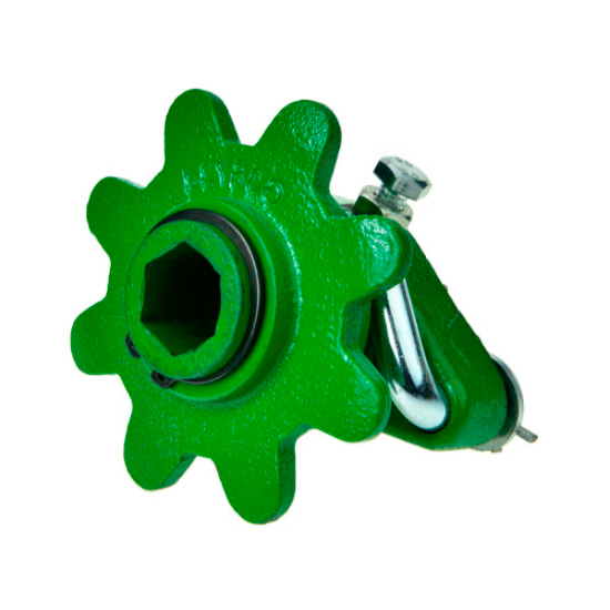 [G-AA28277LH] Greenly Cradle with G36734 sprocket for John Deere LH