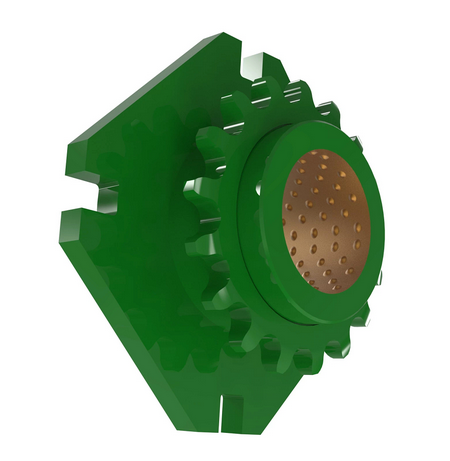 [G-AH143227] Greenly, Rueda dentada de accionamiento del sinfín transversal de 17 dientes para John Deere